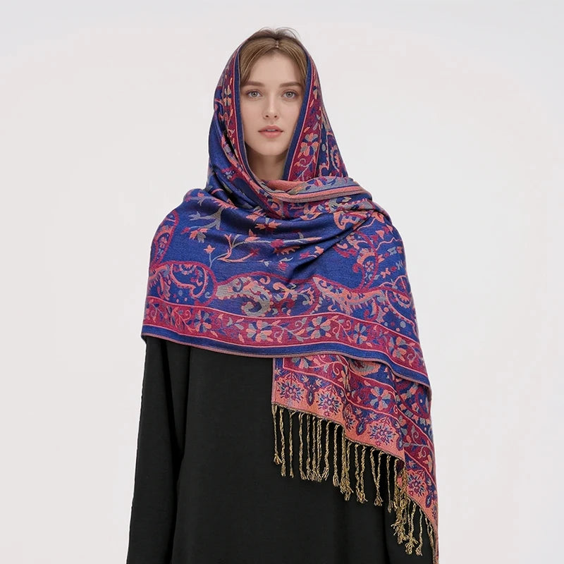 Elegant Luxury Embroidered Shawl