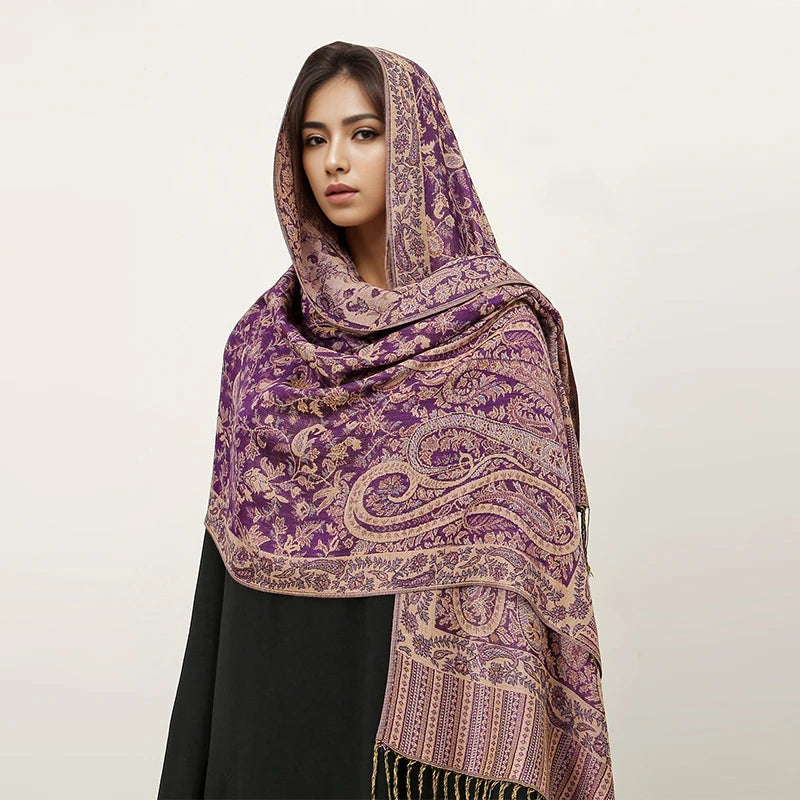 Elegant Luxury Embroidered Shawl