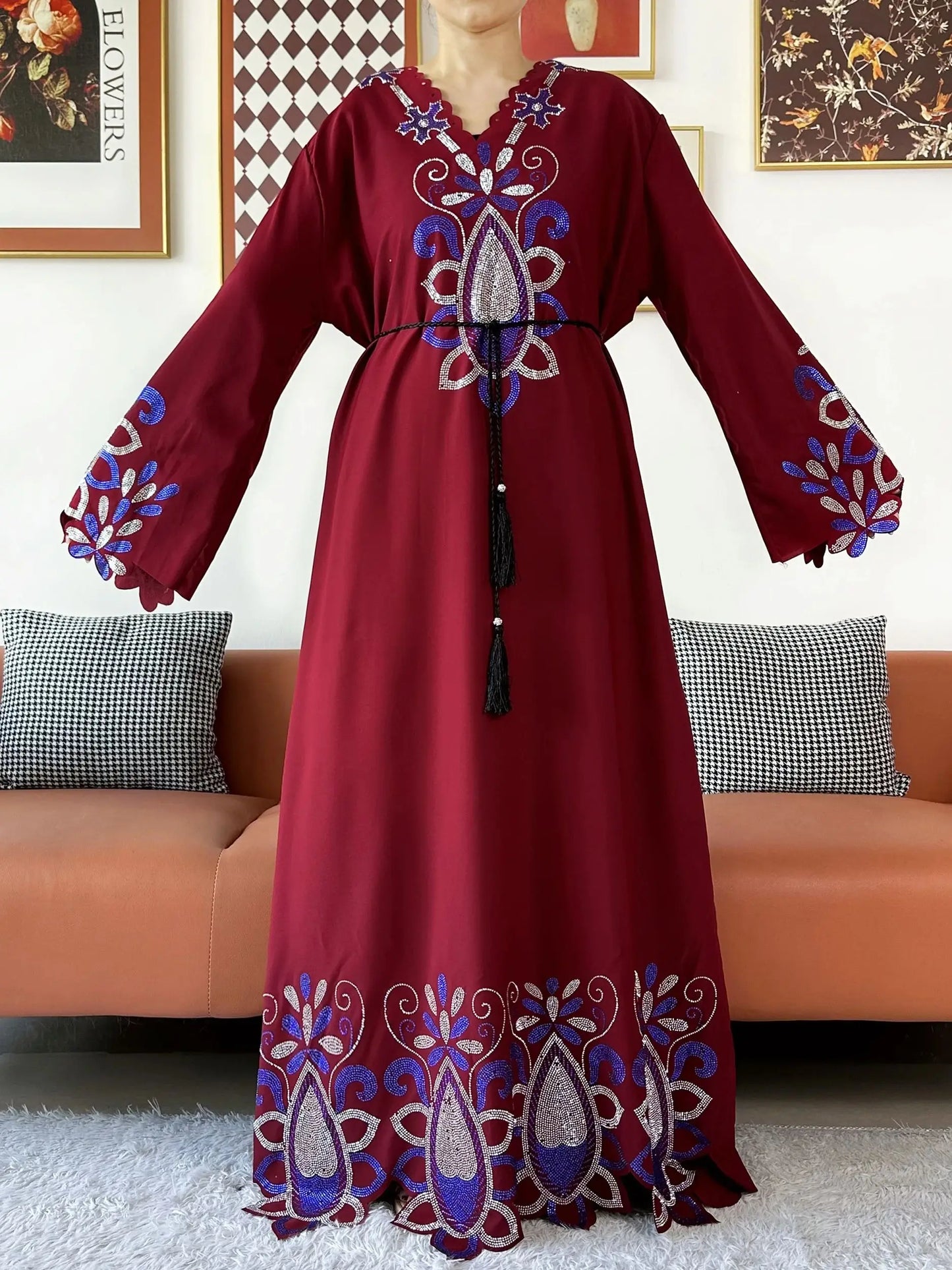 Luxury Chiffon Kaftan