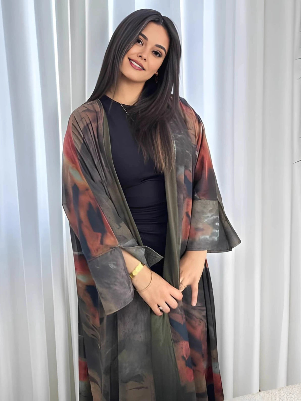 Elegant Kaftan Cardigan