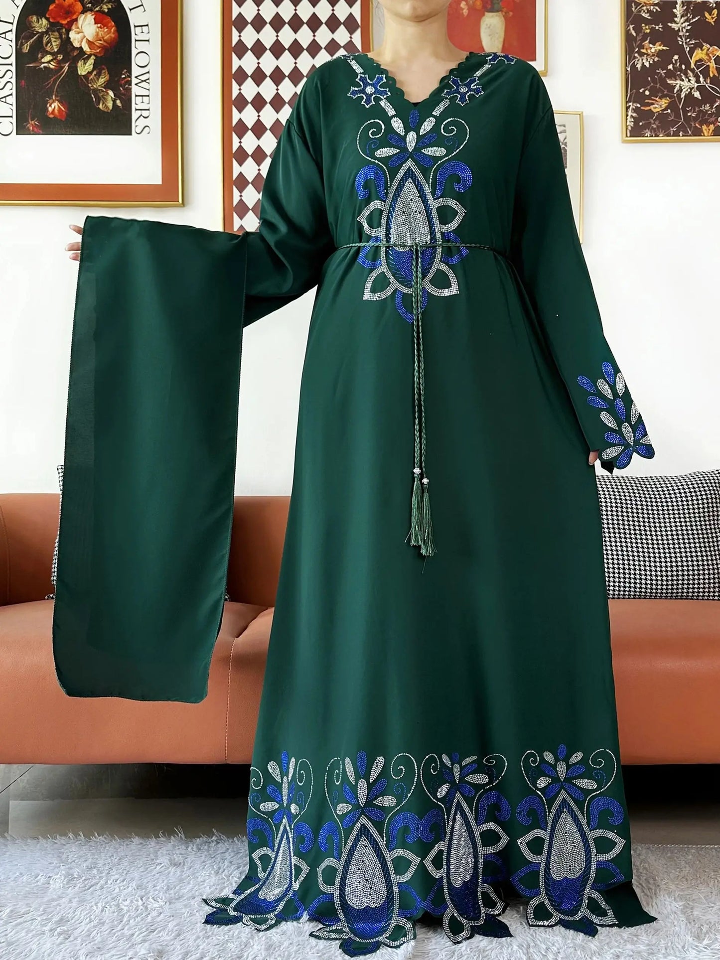 Luxury Chiffon Kaftan