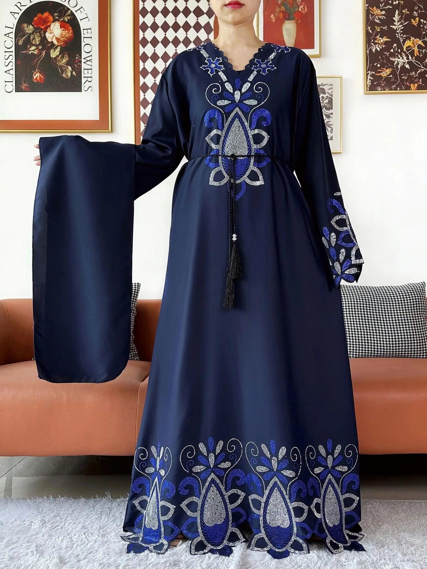 Luxury Chiffon Kaftan
