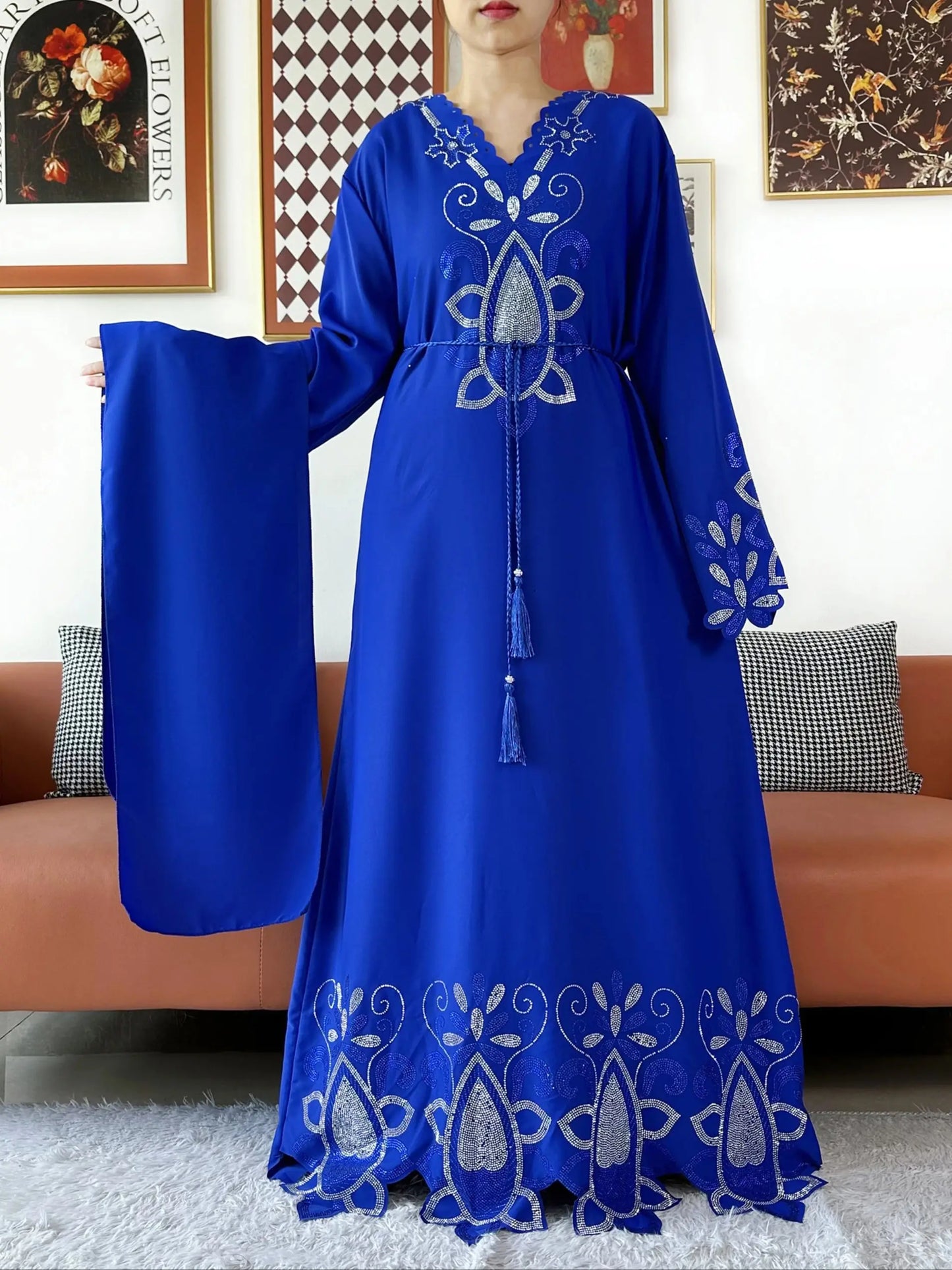 Luxury Chiffon Kaftan