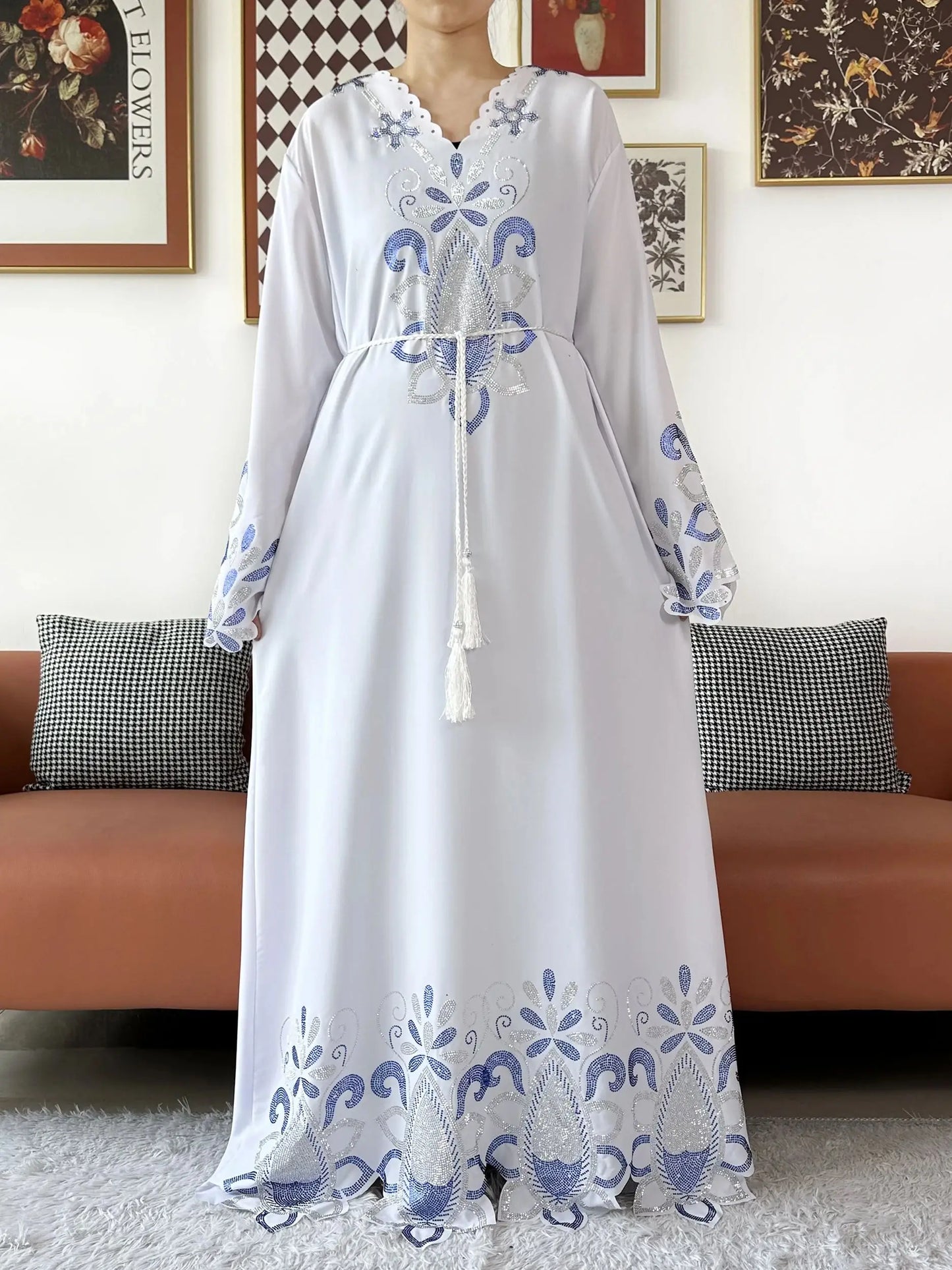 Luxury Chiffon Kaftan