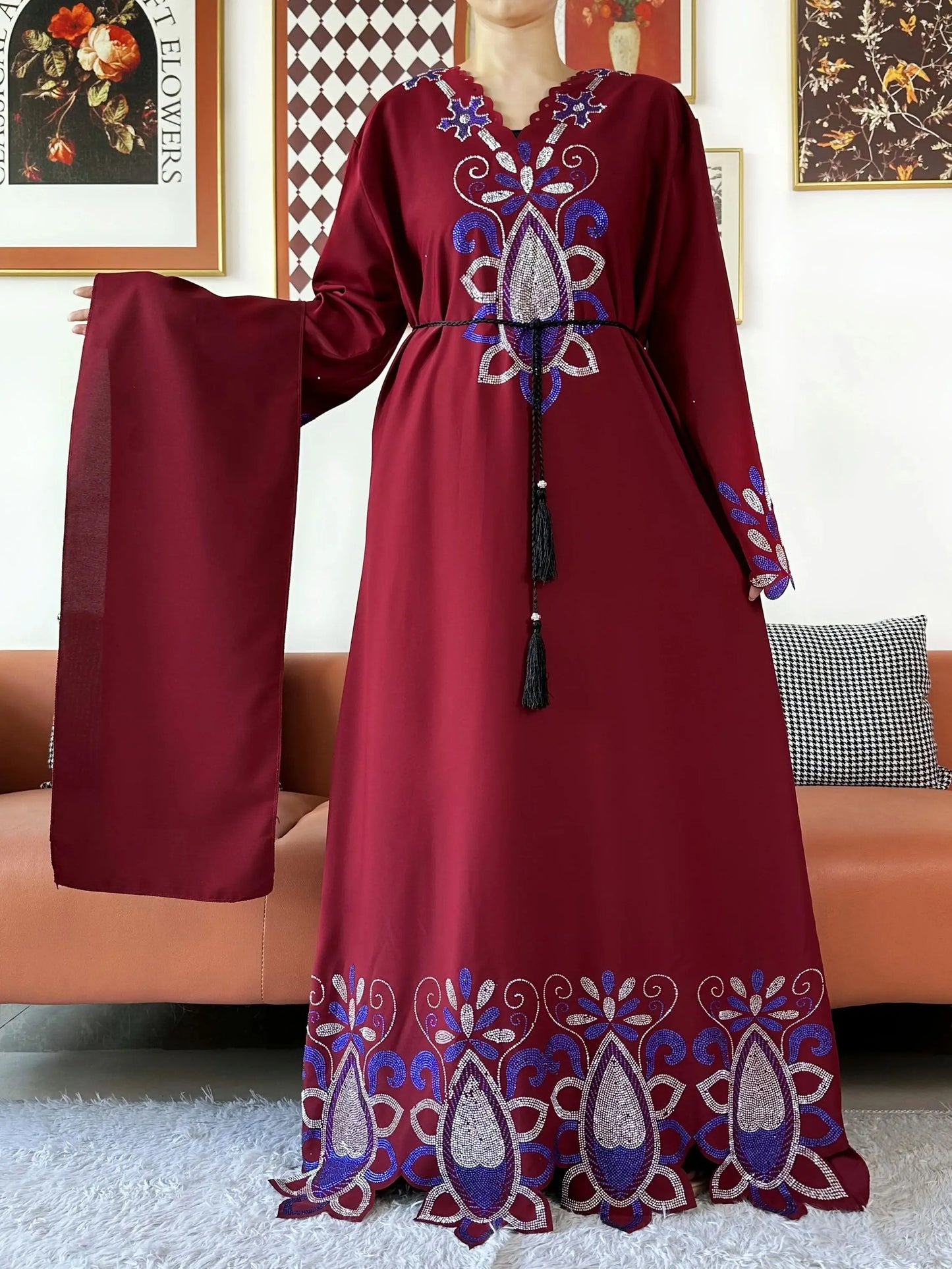 Luxury Chiffon Kaftan