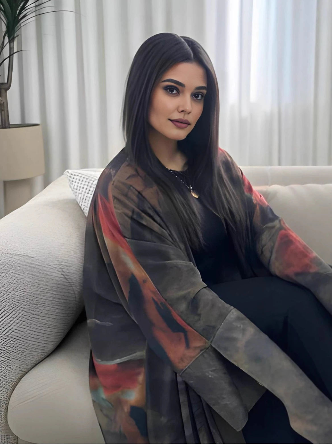 Elegant Kaftan Cardigan